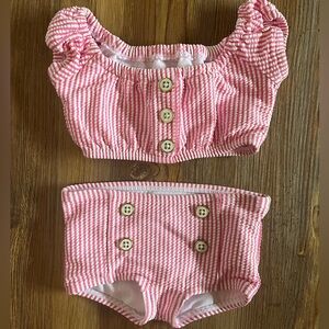 Janie & Jack seersucker bathing suit